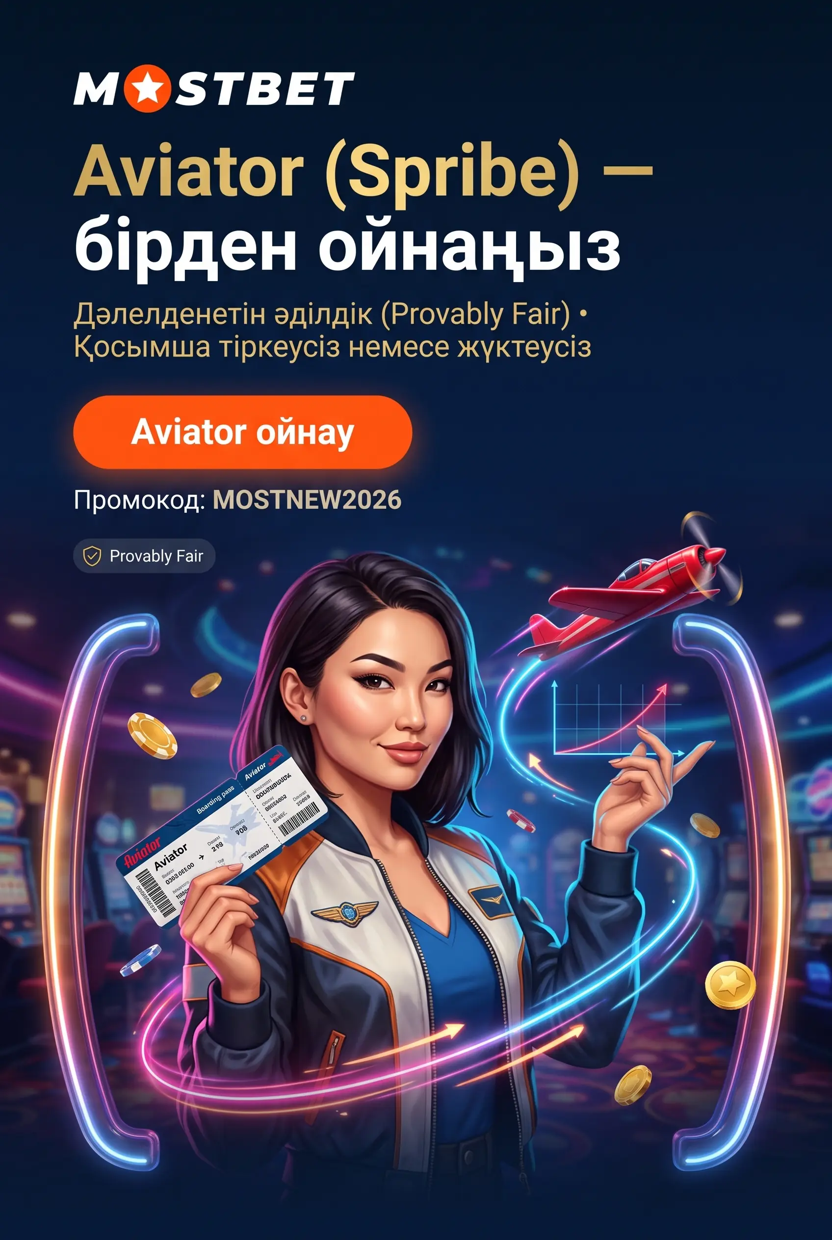 Mostbet Aviator ойыны туралы сурет